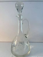 Full view of decanter with stopper in place