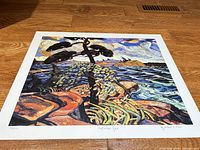 Full print laid flat showing complete image and margins