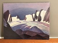 front view of Mount Robson reproduction