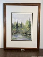 Full view of framed R. Schaal limited edition print