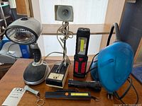 Group shot showing all seven lighting items