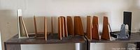 Shelf holding entire assortment of bookends