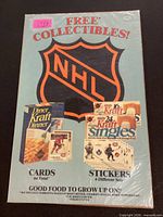 Full view of Kraft NHL Collectibles poster front