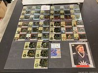 Complete set in plastic pages, sealed pack and oversized Gretzky card visible