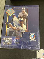 Front view of 1985 CIBC schedule holder with schedule card visible