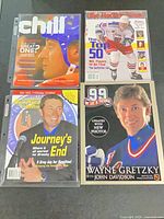 Group shot of all four Gretzky publications