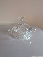 Covered candy dish assembled