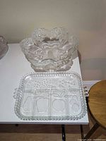 Bowl and tray side by side displaying overall form