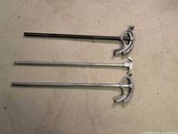 All three conduit benders laid out full length