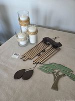 Lot overview showing all items on table
