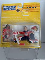Front view of sealed 1997 Kenner Starting Lineup John Vanbiesbrouck figure package