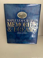 Front cover of blue hardcover book with title