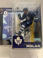 Front of sealed McFarlane Toys Owen Nolan figure package