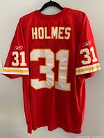 Back view showing HOLMES name and 31 number