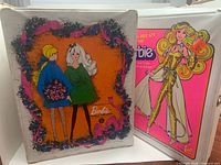 Front view of both carry cases showing graphics and condition