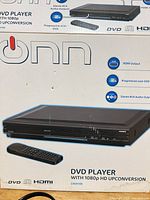 ONN retail box showing model ONN19B and remote