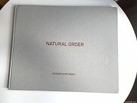 Front cover showing title and cloth finish