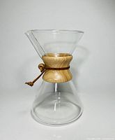 Front view of Chemex showing overall shape and collar