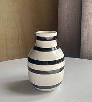 Front angled view showing striped pattern and shape