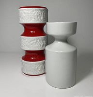 Both vases side by side showing scale and form