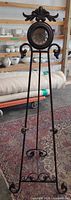Full view of wrought iron easel front