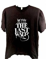 Front view of black The Last Waltz Tour 2019 T-shirt showing full graphic and condition