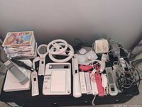 Console, accessories, controllers, games overview