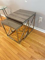 larger and smaller tables nested