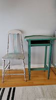 Chair and table together
