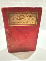 front cover showing title label and stains
