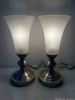 Both lamps illuminated showing working condition