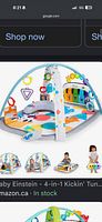 Stock image of complete Baby Einstein activity gym assembled