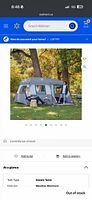 Tent erected outdoors from product listing