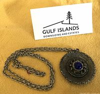Full view of pendant and chain