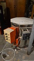 Full view of Econo Kiln LT-4 with control box and power cable