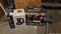 Two boxed WEN waxers and IONA DirtRaider vacuum head with hose