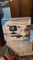 Front of sealed package showing complete VR3 wireless rear view camera system