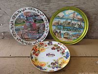 Group shot of all three trays showing designs and condition