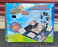 Front of boxed Road Champs Street Competition playset
