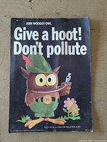Full view of Woodsy Owl environmental poster