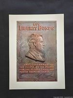 Full view of the 9 x 12 in Liberty Bonds poster