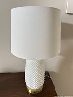 full view of lamp on table