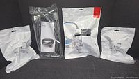 Group shot of four sealed ResMed CPAP supply packages
