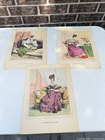All three Devéria prints laid out
