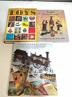Front covers of the three toy books