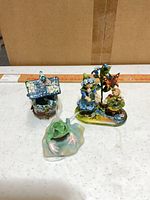Group shot of all three porcelain pieces