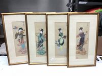 Group shot of all four framed prints