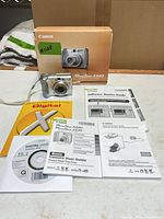 Complete lot: camera, box, manuals, CD