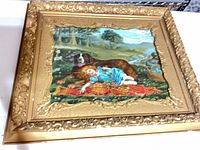 Front view of framed print