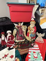 All items grouped showing variety and tote